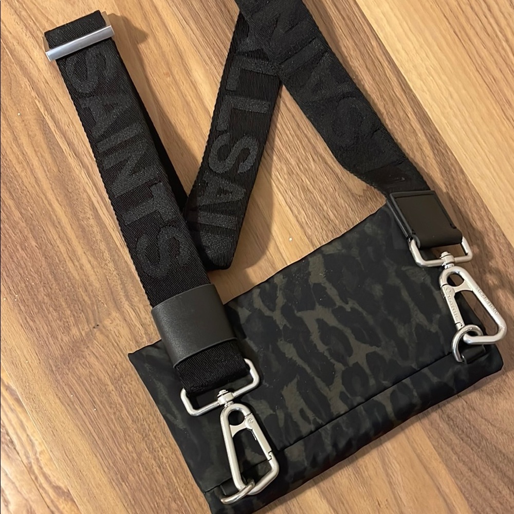 All Saints Ezra Nylon Camouflage Women’s Crossbody Bag